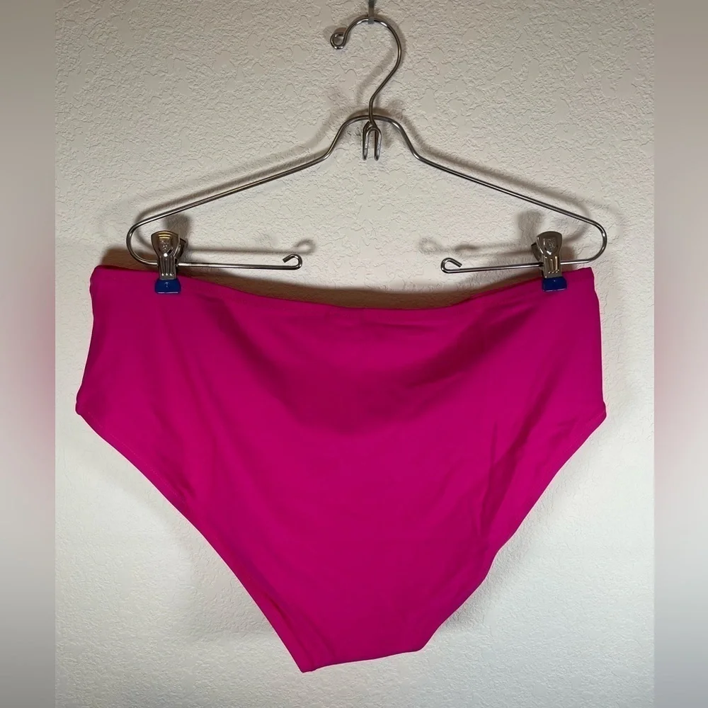 J.Crew Hallie Hot Pink Bikini Bottoms XXL
